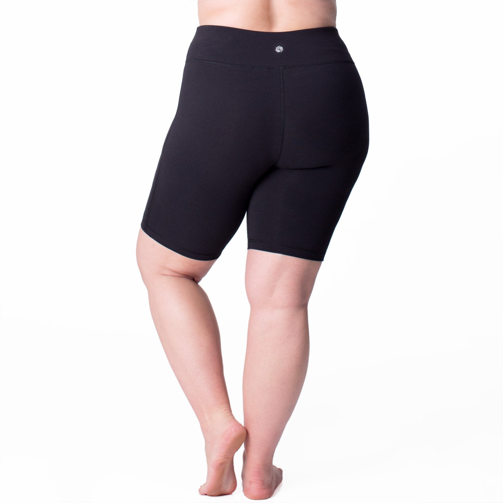 Curve Basix Bike Short - Rainbeau Curves, , activewear, athleisure, fitness, workout, gym, performance, womens, ladies, plus size, curvy, full figured, spandex, cotton, polyester - 2